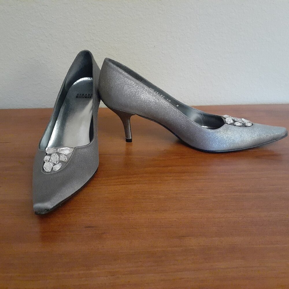 Vintage Stuart Weitzman Rhinestone Embellished Shoe